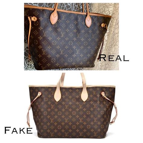 original vs fake louis vuitton bag|faux louis vuitton neverfull bag.